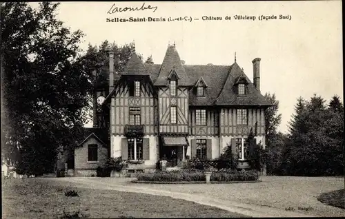 Ak Selles Saint Denis Loir et Cher, Chateau de Villeloup