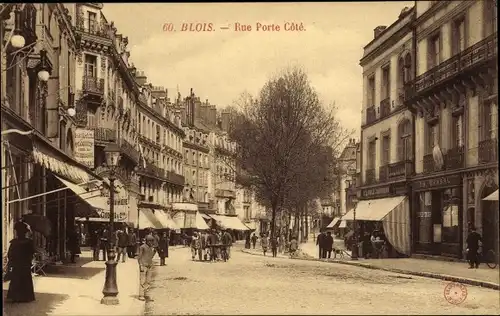 Ak Blois Loir-et-Cher, Rue Porte Cote