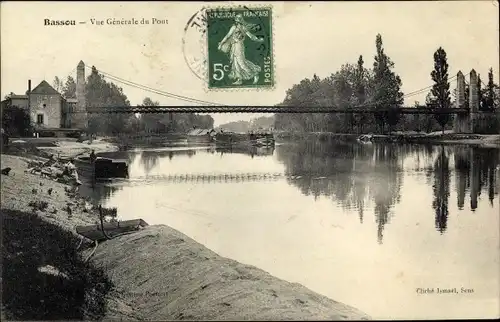 Ak Bassou Yonne, Vue generale du pont