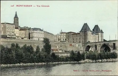 Ak Montauban Tarn et Garonne, Vue Generale