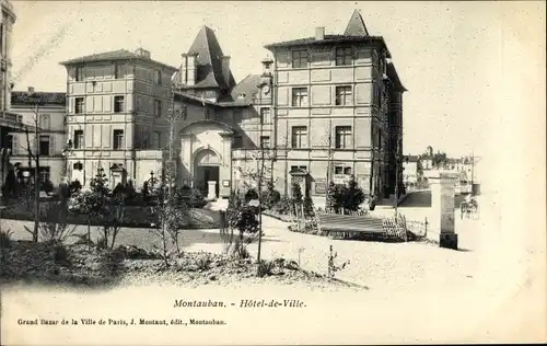 Ak Montauban Tarn et Garonne, Hotel de Ville