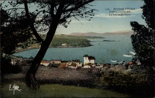 Ak Île de Porquerolles Îles d’Hyères Var, La baie magnifique