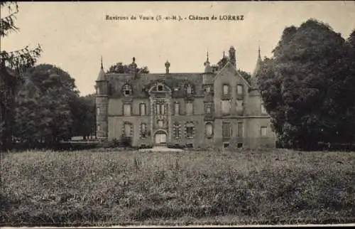 Ak Lorrez Seine et Marne, Le Chateau