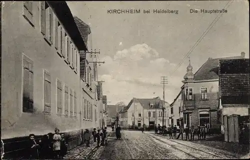 Ak Kirchheim Heidelberg am Neckar, Hauptstraße