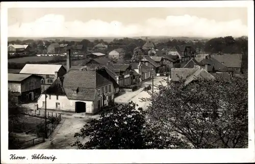 Ak Kropp in Schleswig Holstein, Blick auf den Ort
