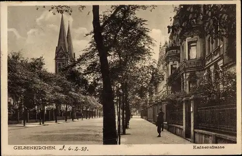 Ak Gelsenkirchen im Ruhrgebiet, Kaiserstraße