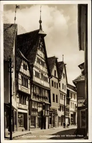 Ak Bad Münstereifel in Nordrhein Westfalen, Orchheimerstraße, Windeck Haus