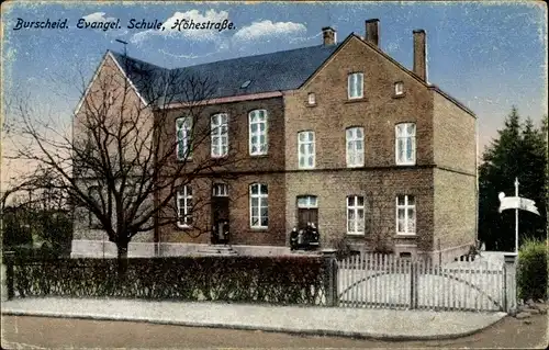 Ak Burscheid in Nordrhein Westfalen, Evangelische Schule, Höhestraße