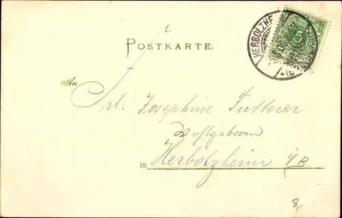 Litho Wochentag Freitag, Allegorie