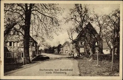 Ak Burscheid in Nordrhein Westfalen, Dorfstraße