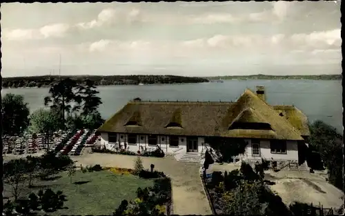 Ak Berlin Zehlendorf Wannsee, Gasthaus Wannsee Terrassen von Erich Schrader