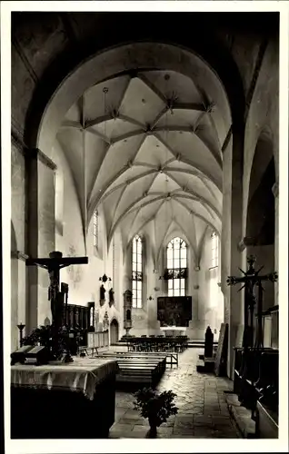 Ak Auhausen in Schwaben Bayern,  Klosterkirche