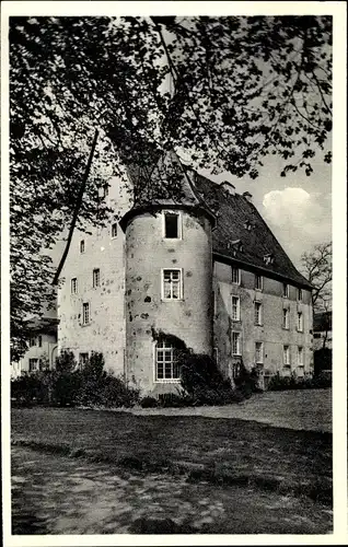 Ak Elbgrund Elbtal Hessen, Burg Waldmannshausen, Schullandheim