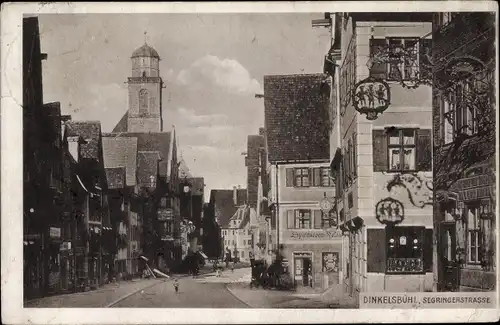 Ak Dinkelsbühl in Mittelfranken, Segringer Straße