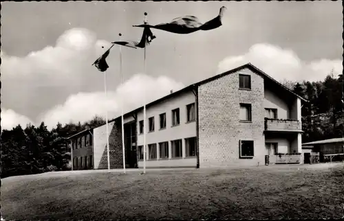 Ak Geislitz Linsengericht im Main Kinzig Kreis, Blick auf die Jugendherberge