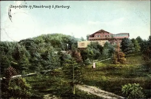 Ak Hamburg Harburg Hausbruch, Blick auf die Sennhütte