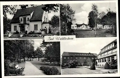 Ak Bad Waldliesborn Lippstadt Westfalen, Kurpark, Haus Rieping