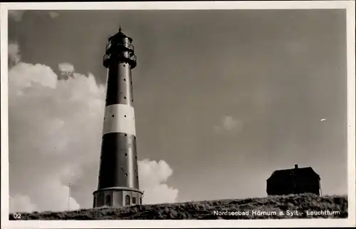Ak Hörnum auf Sylt Nordfriesland, Leuchtturm