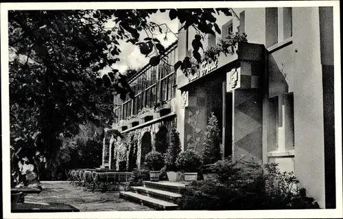 Ak Bredenscheid Stüter Hattingen an der Ruhr, Haus Friede, Erholungsheim, Portal