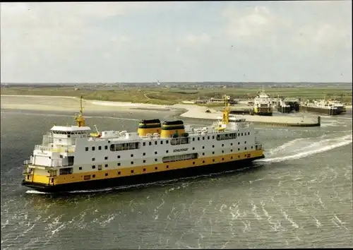 Ak Texel Nordholland Niederlande, Fährschiff Schulpengat
