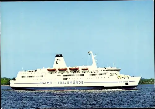 Ak Fährschiff MS Nils Dacke, Linie Malmö Travemünde