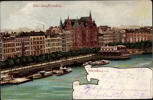 Litho Hamburg, Alter Jungfernstieg