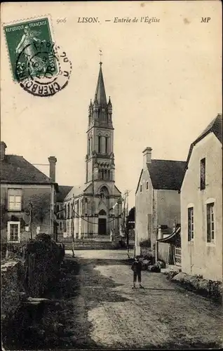 Ak Lison Calvados, Entree de l'Eglise