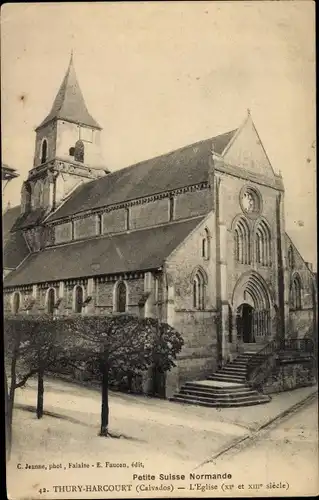 Ak Thury Harcourt Calvados, L'Eglise