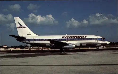 Ak Amerikanisches Passagierflugzeug, Piedmont Airlines, Boeing 737-201 Advanced