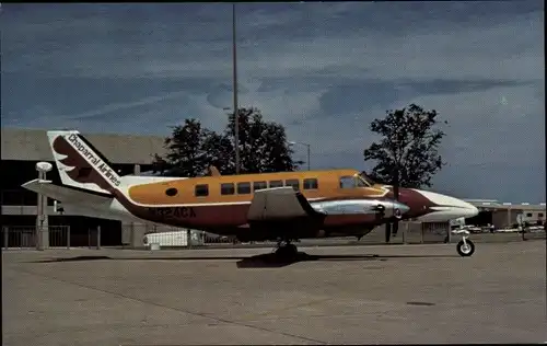 Ak Amerikanisches Passagierflugzeug, Chaparral Airlines, Beechcraft B-99 Airliner, N324CA