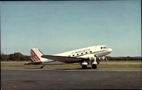 Ak Amerikanisches Passagierflugzeug, Air New England, Douglas DC-3