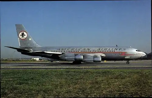 Ak Amerikanisches Passagierflugzeug, American Airlines, Boeing 720-023B, N7541A