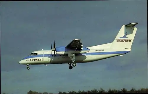 Ak Amerikanisches Passagierflugzeug, Henson/Piedmont Regional, DHC-8-101 Dash 8