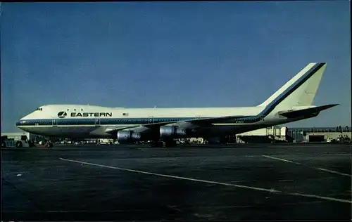 Ak Amerikanisches Passagierflugzeug, Eastern, Boeing 747-121, N735PA, JFK Airport