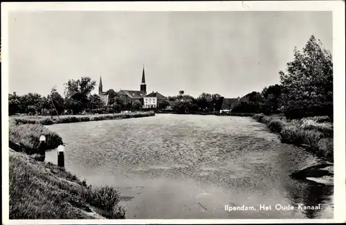 Ak Ilpendam Waterland Nordholland Niederlande, Het Oude Kanaal