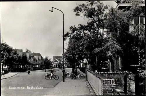 Ak Krommenie Zaanstad Nordholland Niederlande, Badhuislaan