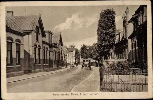 Ak Krommenie Zaanstad Nordholland Niederlande, Prins Hendrikstraat