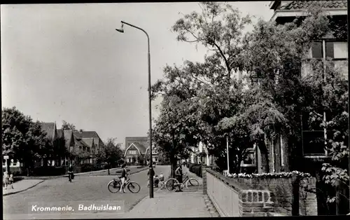 Ak Krommenie Zaanstad Nordholland Niederlande, Badhuislaan