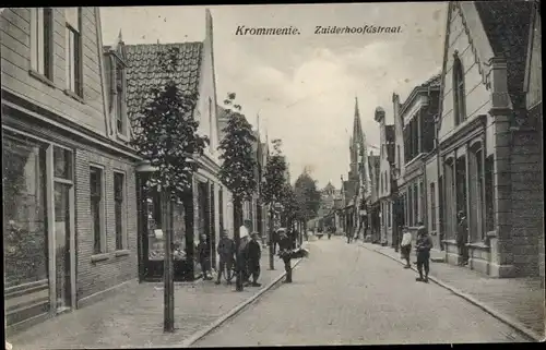 Ak Krommenie Zaanstad Nordholland Niederlande, Zuiderhoofdstraat