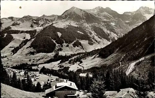 Ak Mittelberg im Kleinwalsertal Vorarlberg, Alpengaststätte Bühlalpe