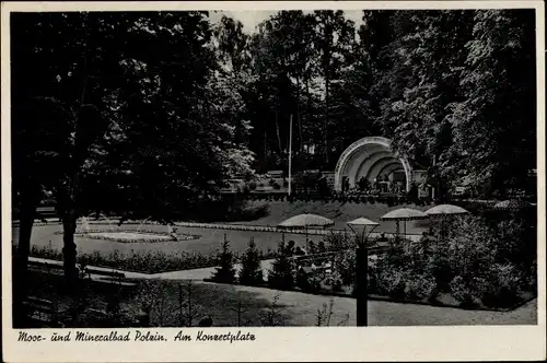 Ak Polczyn Zdrój Bad Polzin Pommern, Konzertplatz