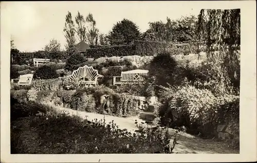 Foto Ak Polczyn Zdrój Bad Polzin Pommern, Blumenterrasse