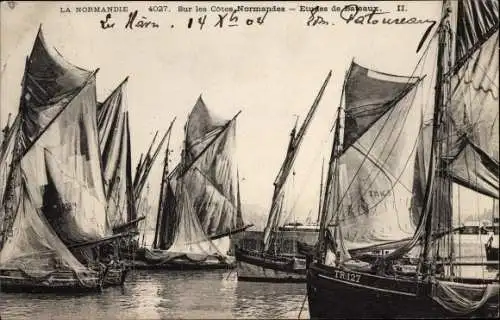 Ak Le Havre Seine Maritime, Etudes de Bateaux