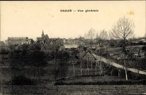 Ak Danzé Loir-et-Cher, Vue generale