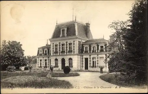 Ak Saint Georges sur Cher Loir et Cher, Chateau de la Chauverie