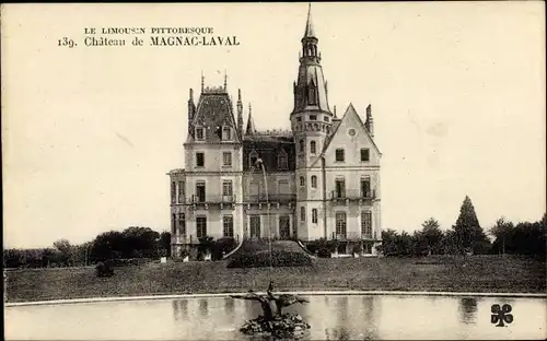 Ak Magnac Laval Haute Vienne, Le Chateau