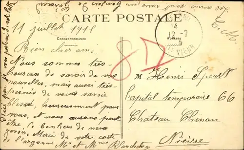 Ak Saint Laurent sur Gorre Haute Vienne, Chateau d'Essenac