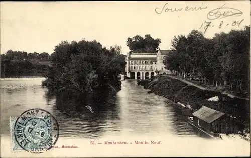 Ak Montauban Tarn et Garonne, Moulin Neuf
