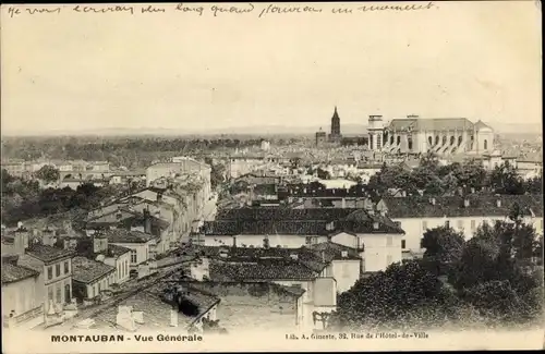 Ak Montauban Tarn et Garonne, Vue Generale