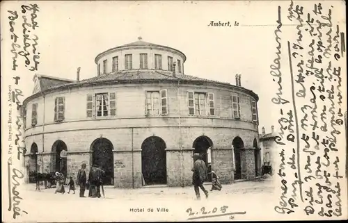 Ak Ambert Puy de Dôme, Hotel de Ville